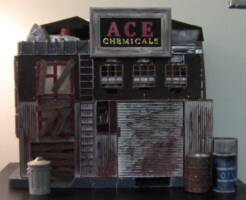 Batman Ace Chemicals Plant. (Batman) Custom Diorama / Playset