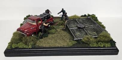 Zombie Apocalypse Supply Run (Walking Dead) Custom Diorama / Playset