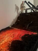 Mustafar scene from ROTS (Star Wars Episode III) Custom Diorama / Playset