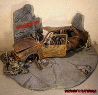 Terminator Salvation - 6inch Street Scene Diorama (Terminator) Custom Diorama / Playset