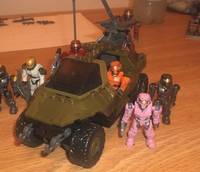 Mega Bloks: Red Team (Rvb) (Halo) Custom Miniature / Figurine