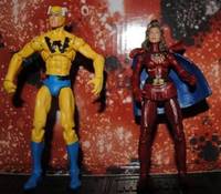 Miss America and the Whizzer (Marvel Universe) Custom Action Figure