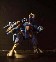 Tau XV8 Crisis Battlesuit, Shas'Vre Varient (Warhammer) Custom Miniature / Figurine