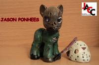 Jason Voorhees/MLP Crossover  "Jason Ponhees" (Friday the 13th) Custom Action Figure