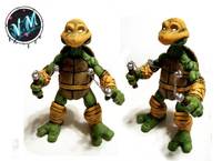 TMNT Adventures Stump Wrestling Michelangelo (Teenage Mutant Ninja Turtles) Custom Action Figure