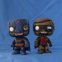 Zombie Batman and Robin Funko Pop! (Batman) Custom Action Figure