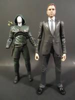 Oliver Queen and the Arrow Suit Display (DC Direct) Custom Action Figure