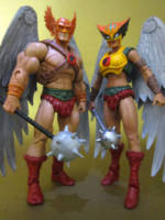 Hawkman & Hawkgirl (MOTU Redesign) (Masters of the Universe) Custom Action Figure