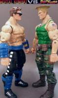 Johnny Cage Vs. Guile (Mortal Kombat) Custom Action Figure