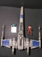 3.75" Weathered Blue Resistance X-Wing Fighter (Star Wars) Custom Vehicle