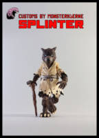 Neca Mirage Comics Splinter (final batch) (Teenage Mutant Ninja Turtles) Custom Action Figure [Custom neca Splinter]